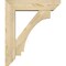 Ekena Millwork Imperial Slat Rough Sawn Bracket w/ Offset Brace, Douglas Fir, 6"W x 22"D x 26"H BKT0604X22X26IMP06RDF - alternate 2